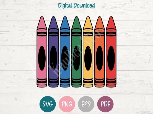 Download Crayons SVG PNG EPS PDF Design - Design Collection