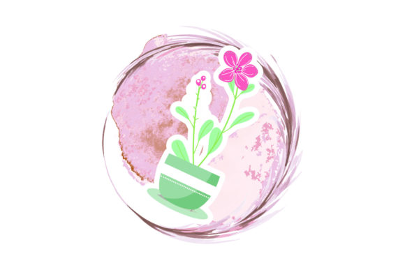 Download Flower Leaf Sticker Design - Design Collection