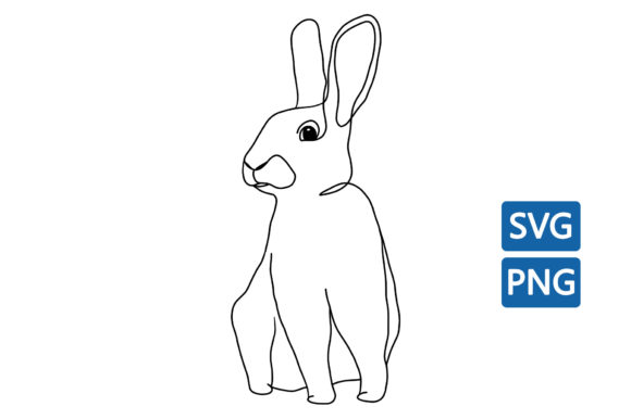Download Rabbit One Line Drawing Bunny Art Design - Design Collection